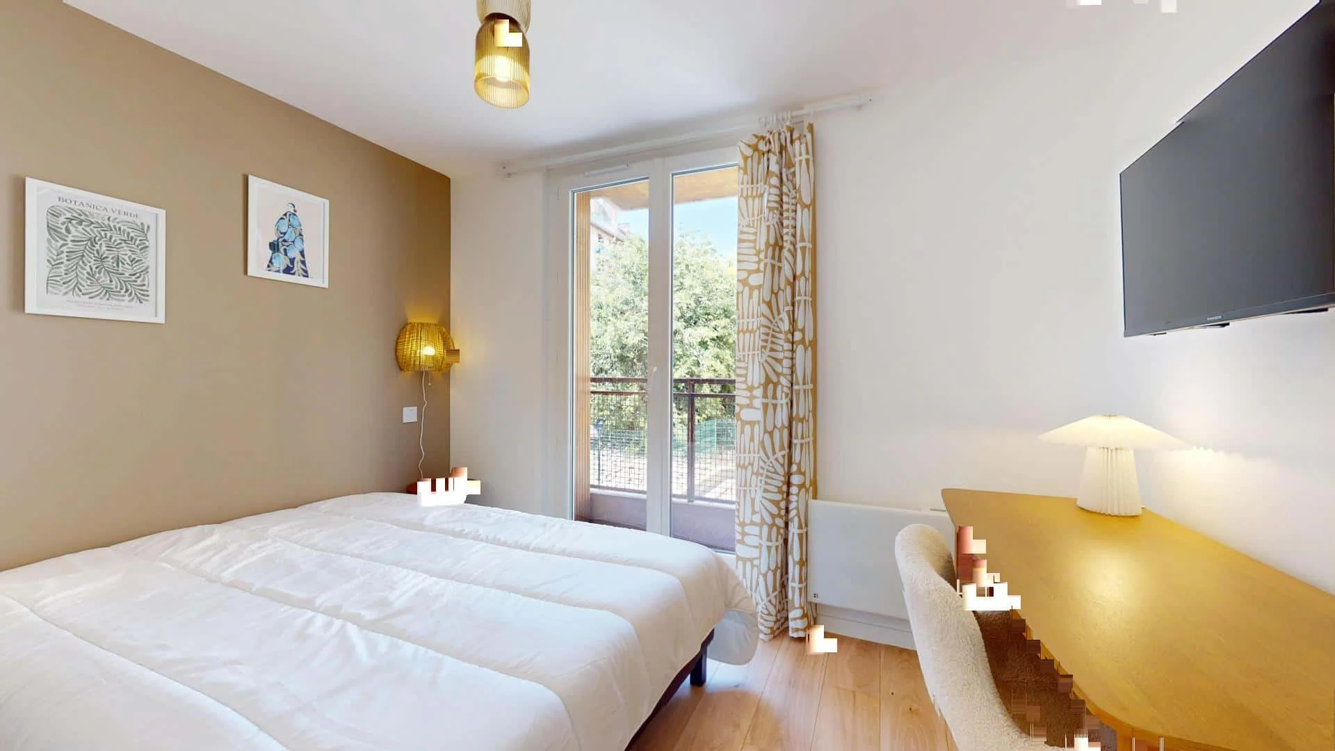 Student-friendly room in with modern amenities