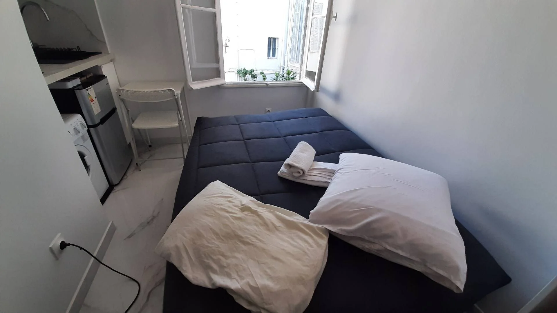 Student room in  with study area and shared facilities