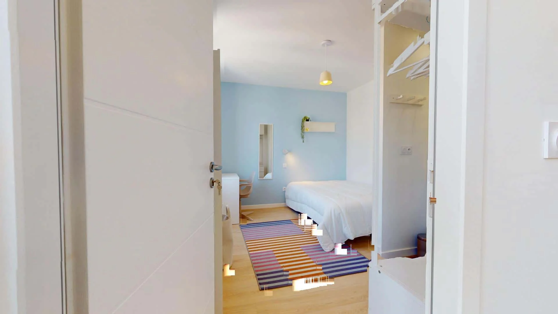 Habitación en apartamento estudiantil en alquiler en , completamente amueblado