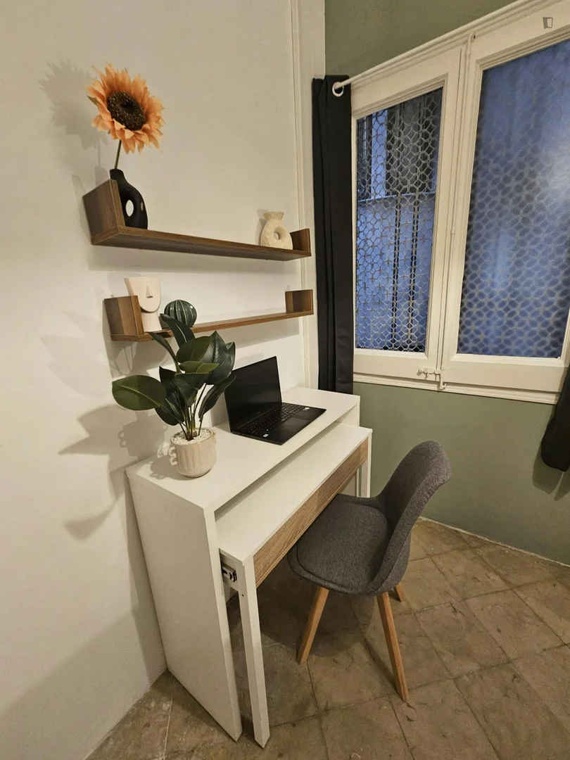 Chambre d'étudiant confortable et spacieuse dans 