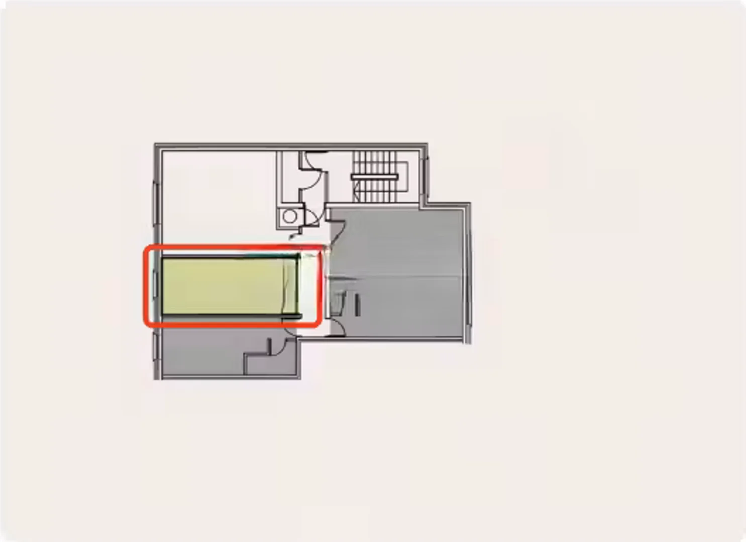 Affordable room for students with ample lighting in