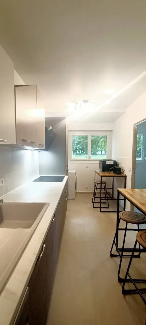 Student room in  with study area and shared facilities