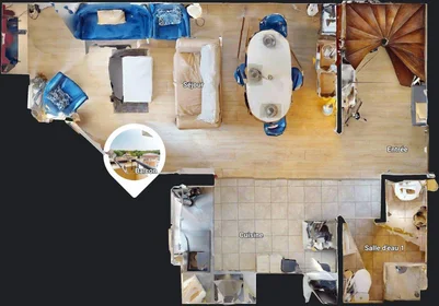 Privatzimmer in der 9 Rue Alphonse Laveran, bild 22 von 46