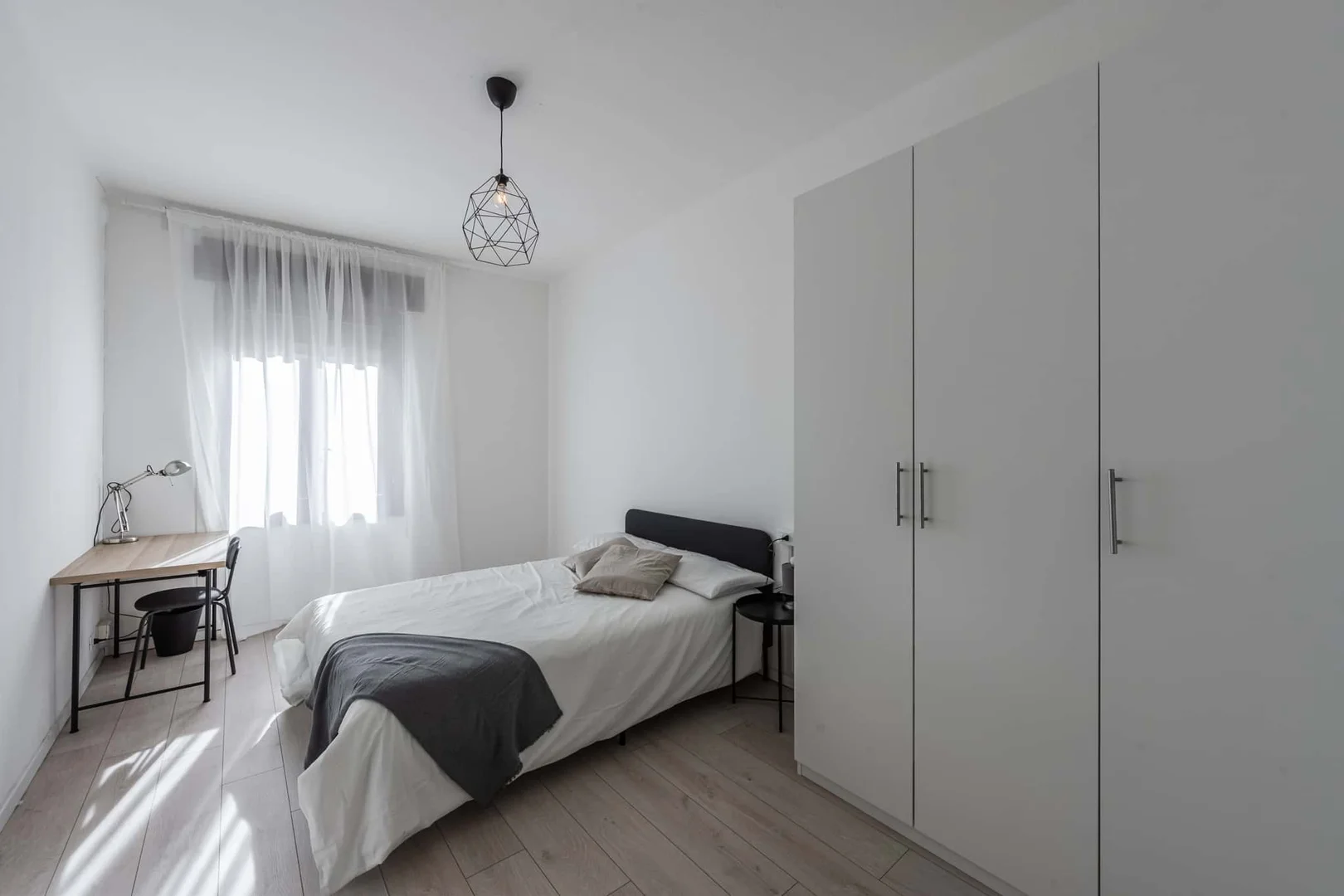 Affordable room for students with ample lighting in