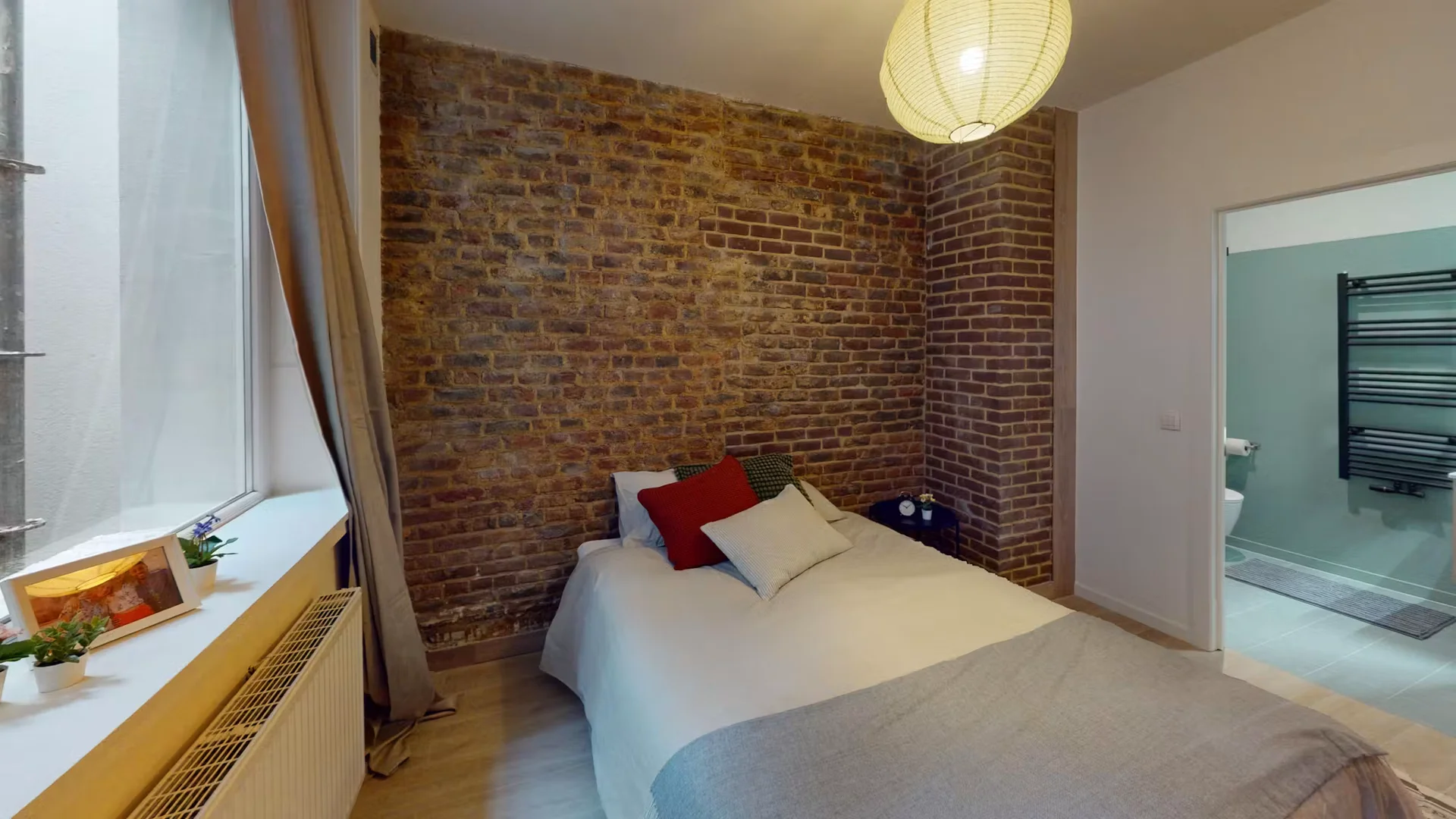 Chambre à louer dans un appartement d'étudiant à , entièrement meublée