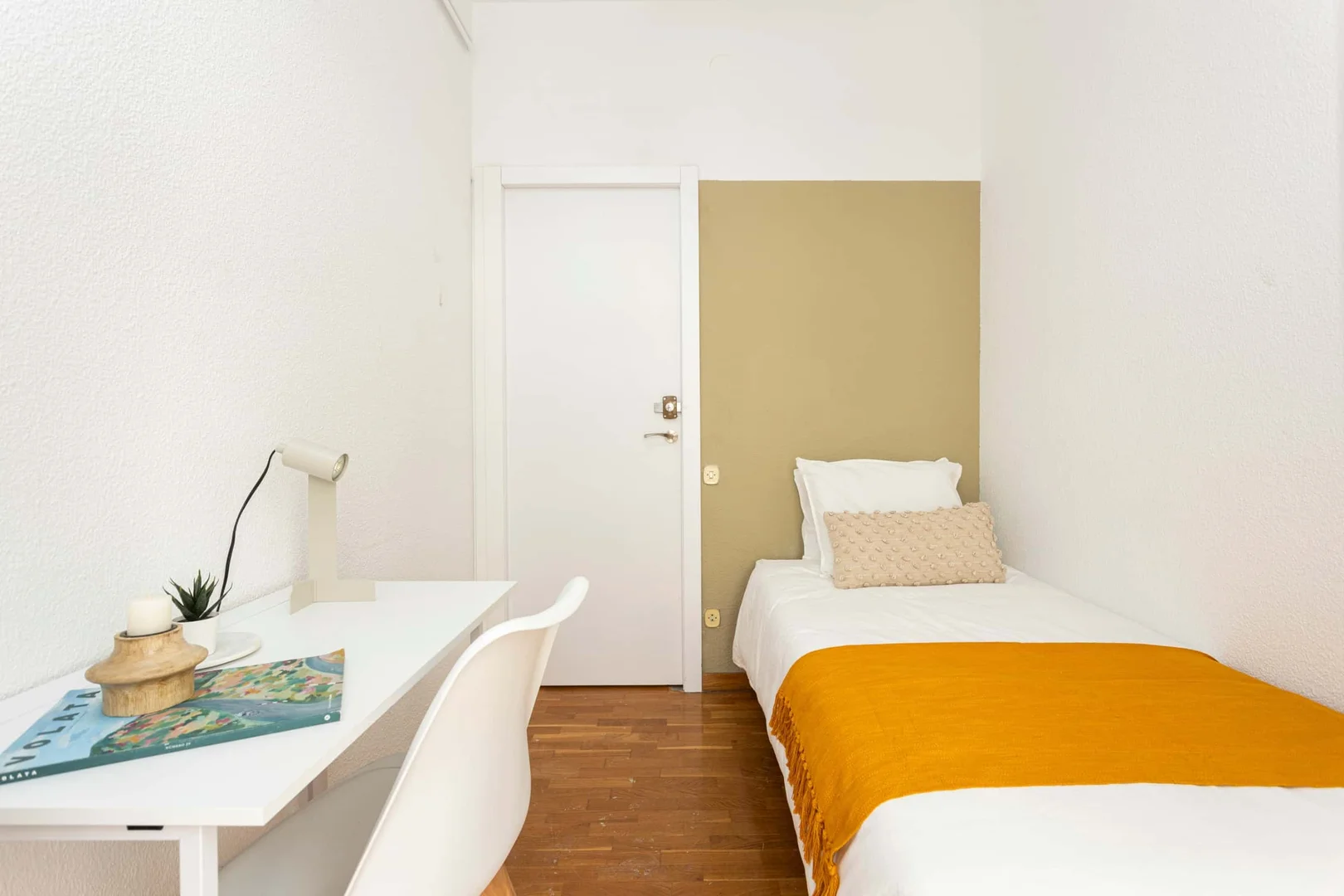 Student room in  with study area and shared facilities