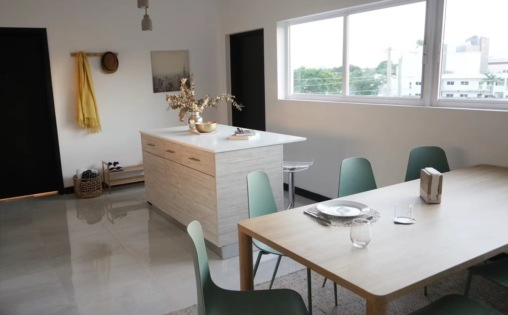 Affordable room for students with ample lighting in