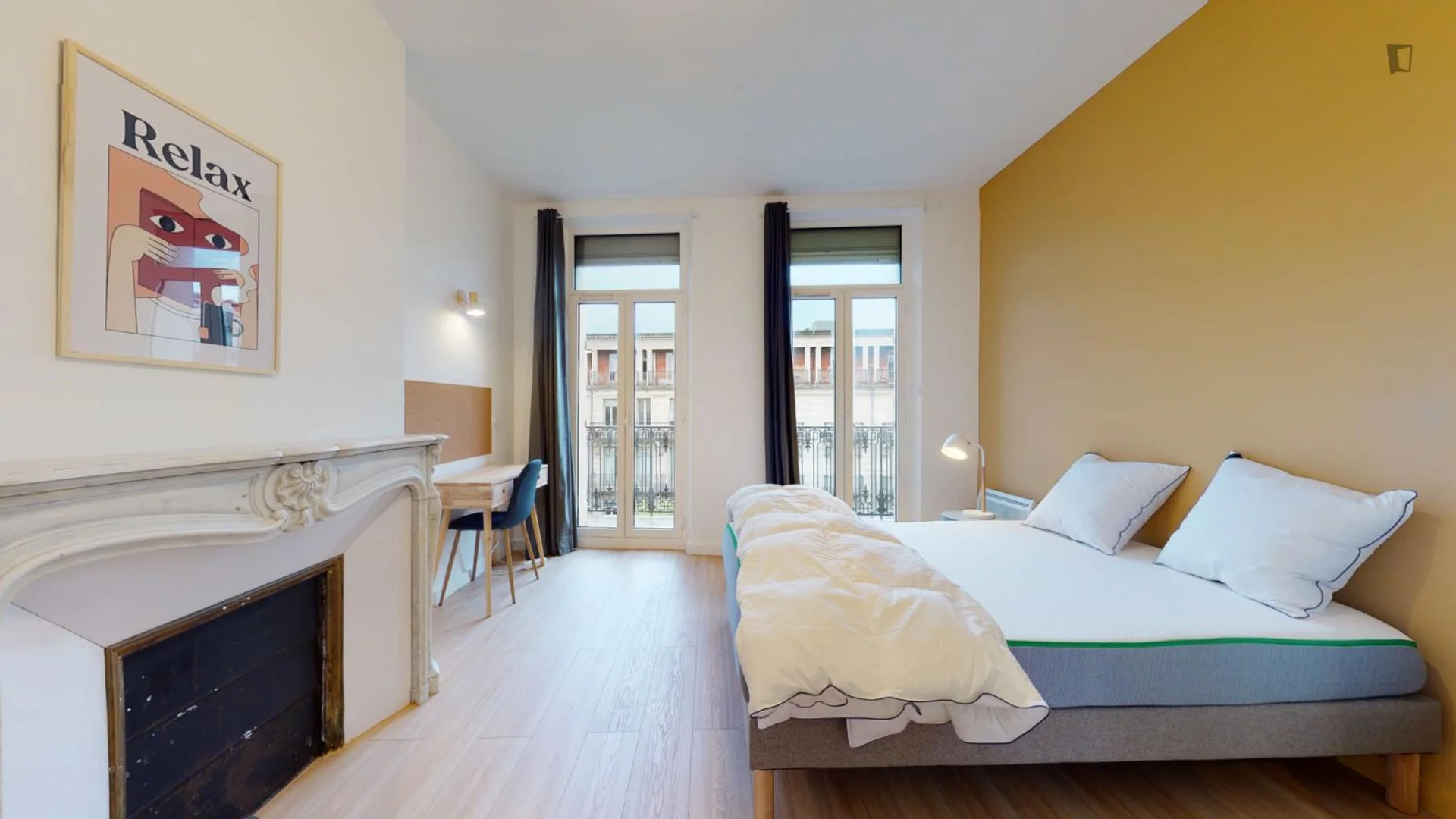 Habitación en apartamento estudiantil en alquiler en , completamente amueblado