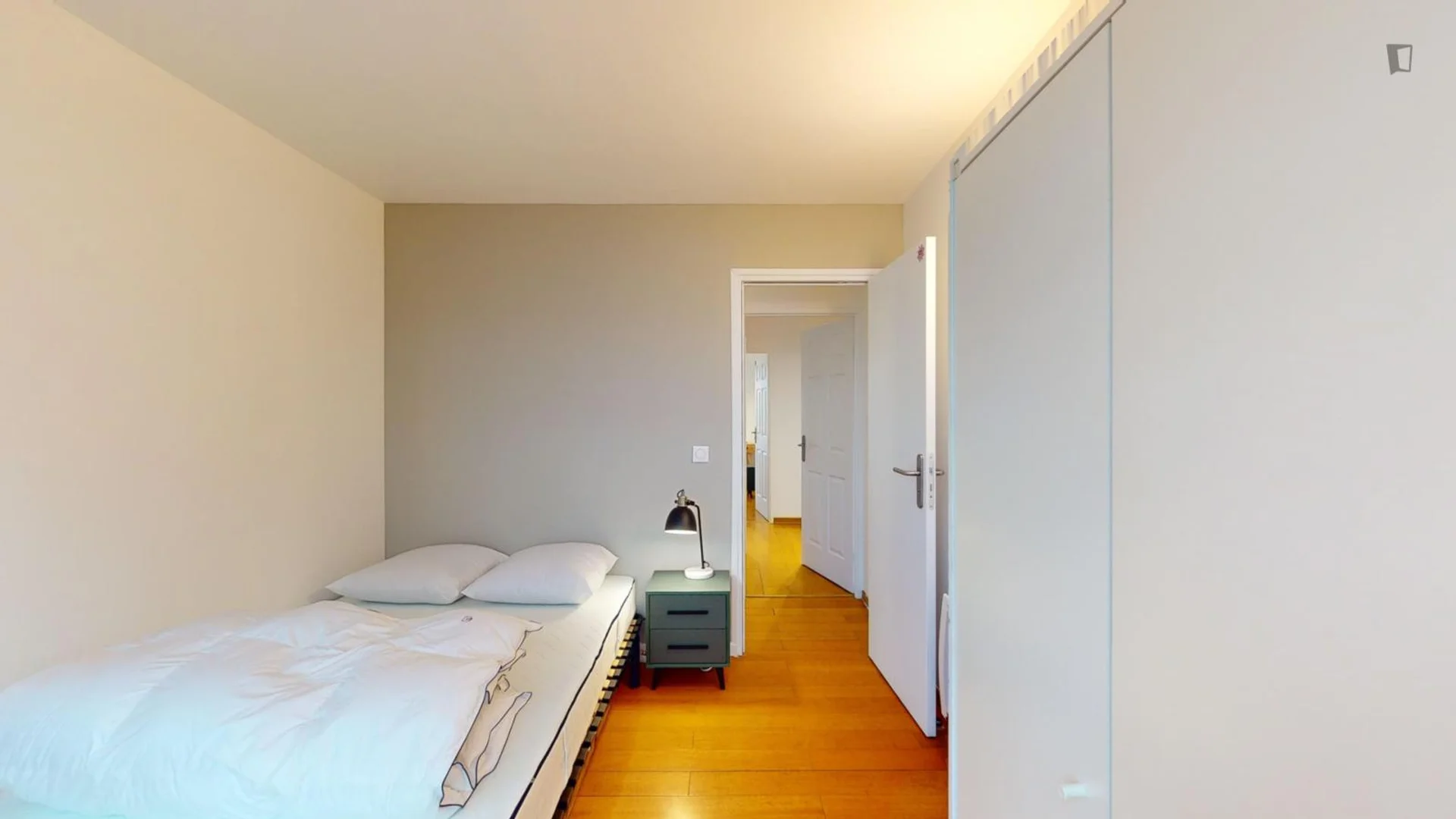 Affordable room for students with ample lighting in 