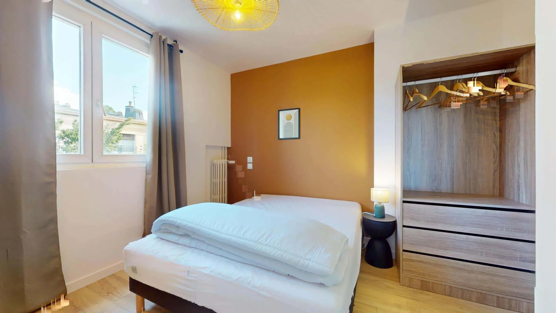 Chambre d'étudiant économique avec emplacement pratique dans 