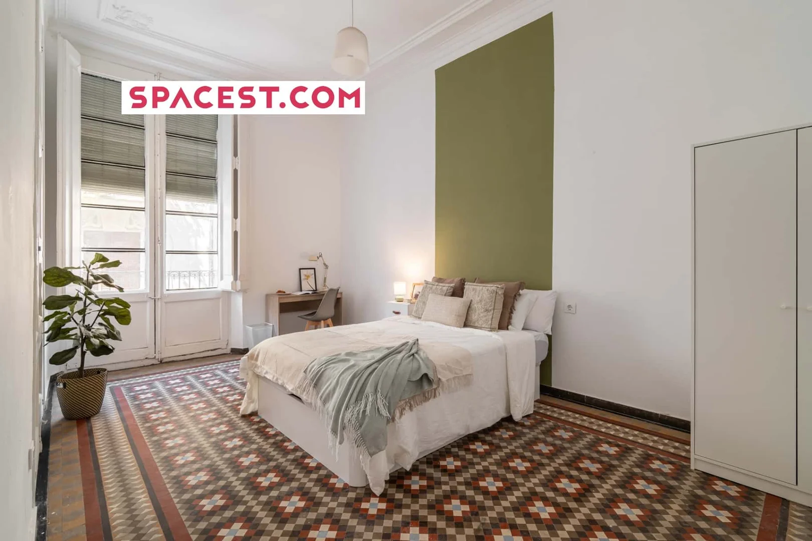 Quarto amigo do estudante em  com comodidades modernas