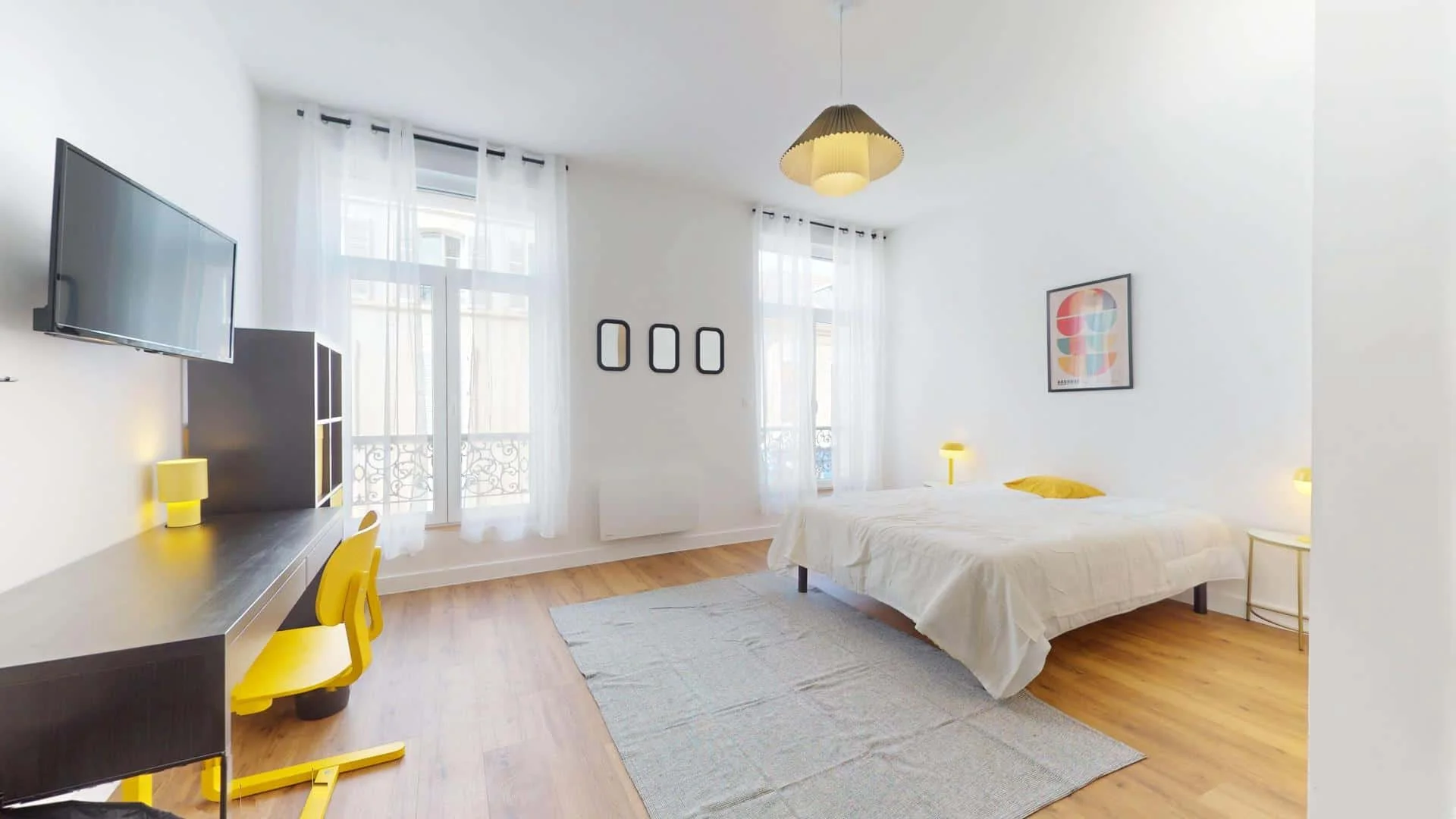 Habitación acogedora para estudiantes disponible en 