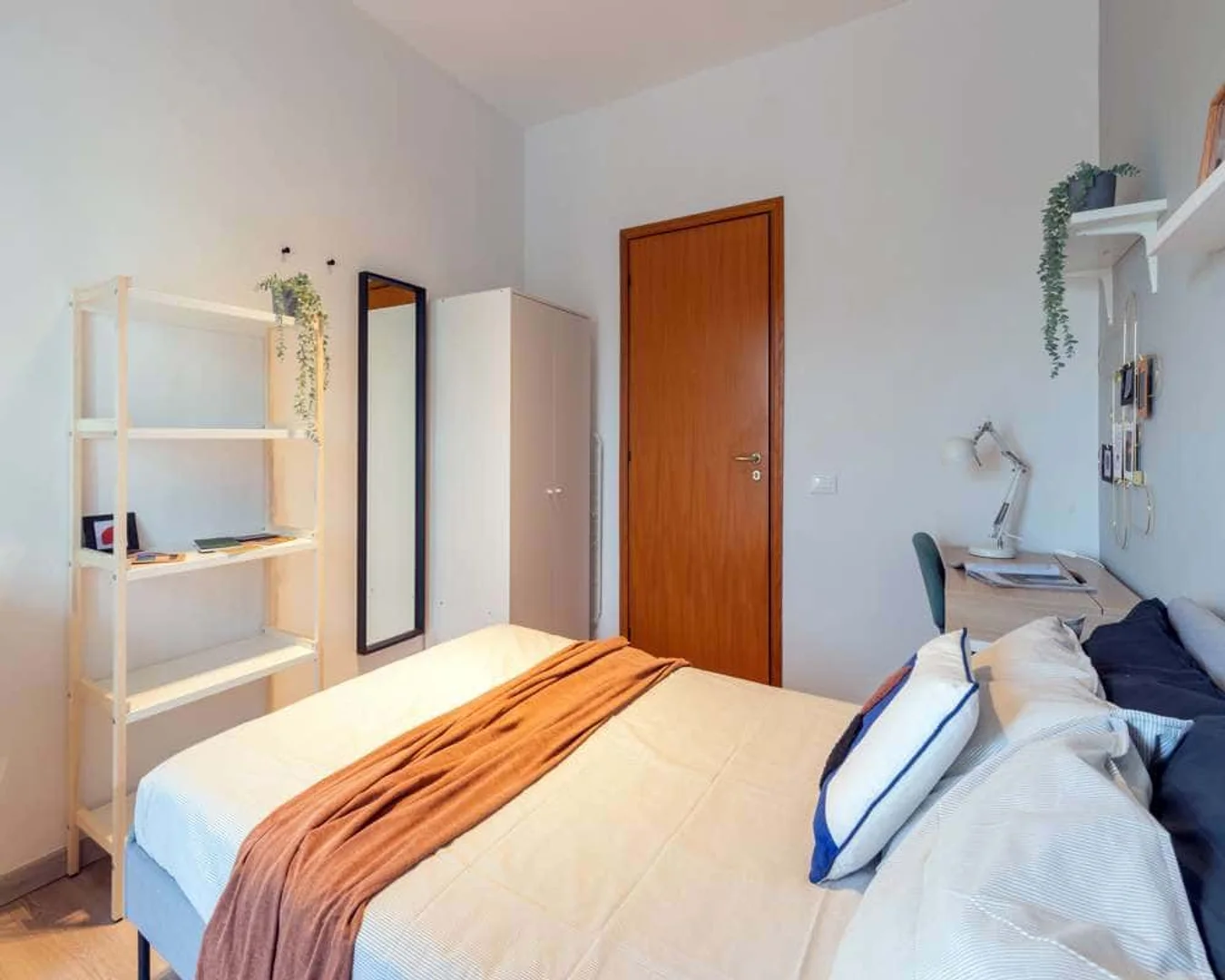 Chambre abordable pour les étudiants avec un bon éclairage dans 