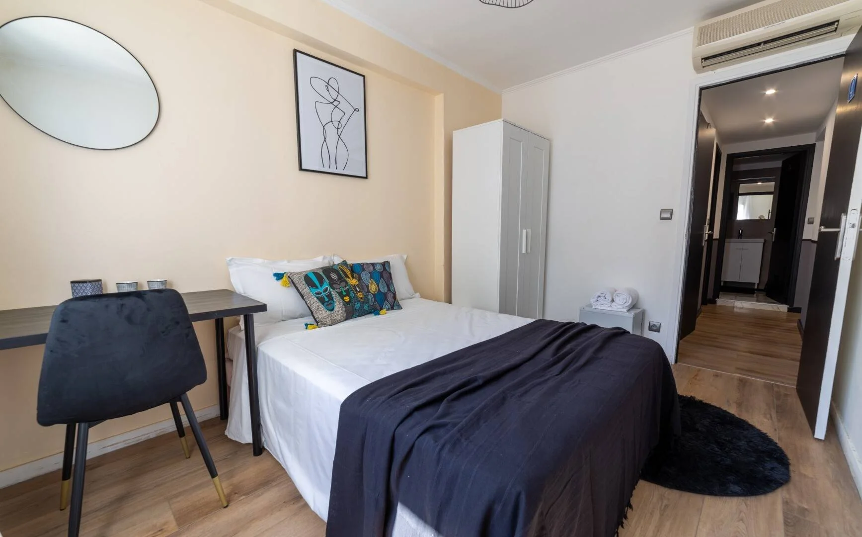 Habitación para estudiantes en  con modernas comodidades