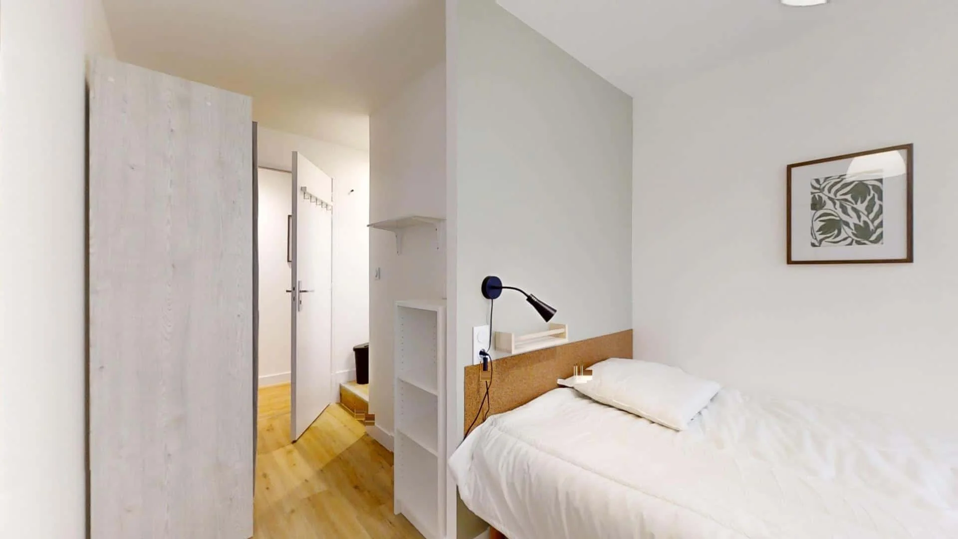 Bezahlbares Zimmer für Studenten mit ausreichender Beleuchtung in 