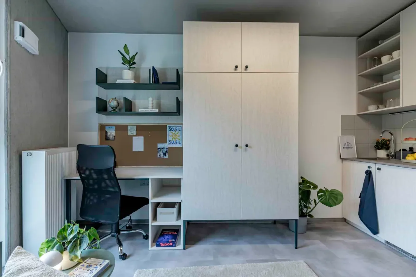 Abgeschlossenes Studio für Studenten im Zentrum von