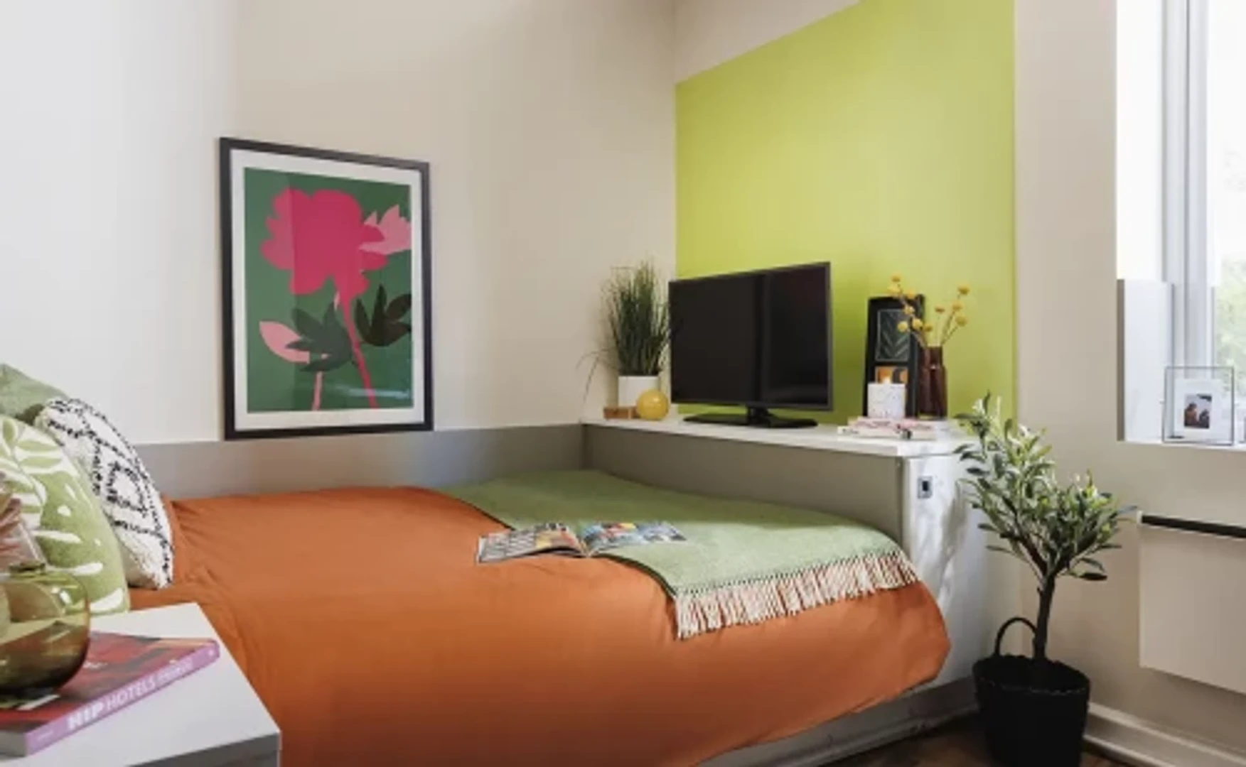 Comfortable and spacious student room in 