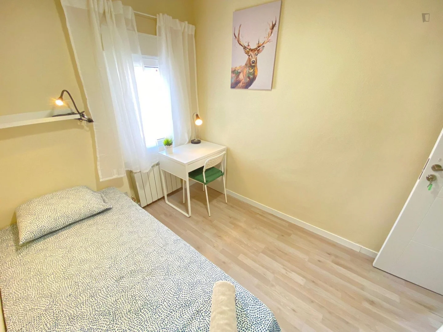 Functional student room perfect for studying in 
