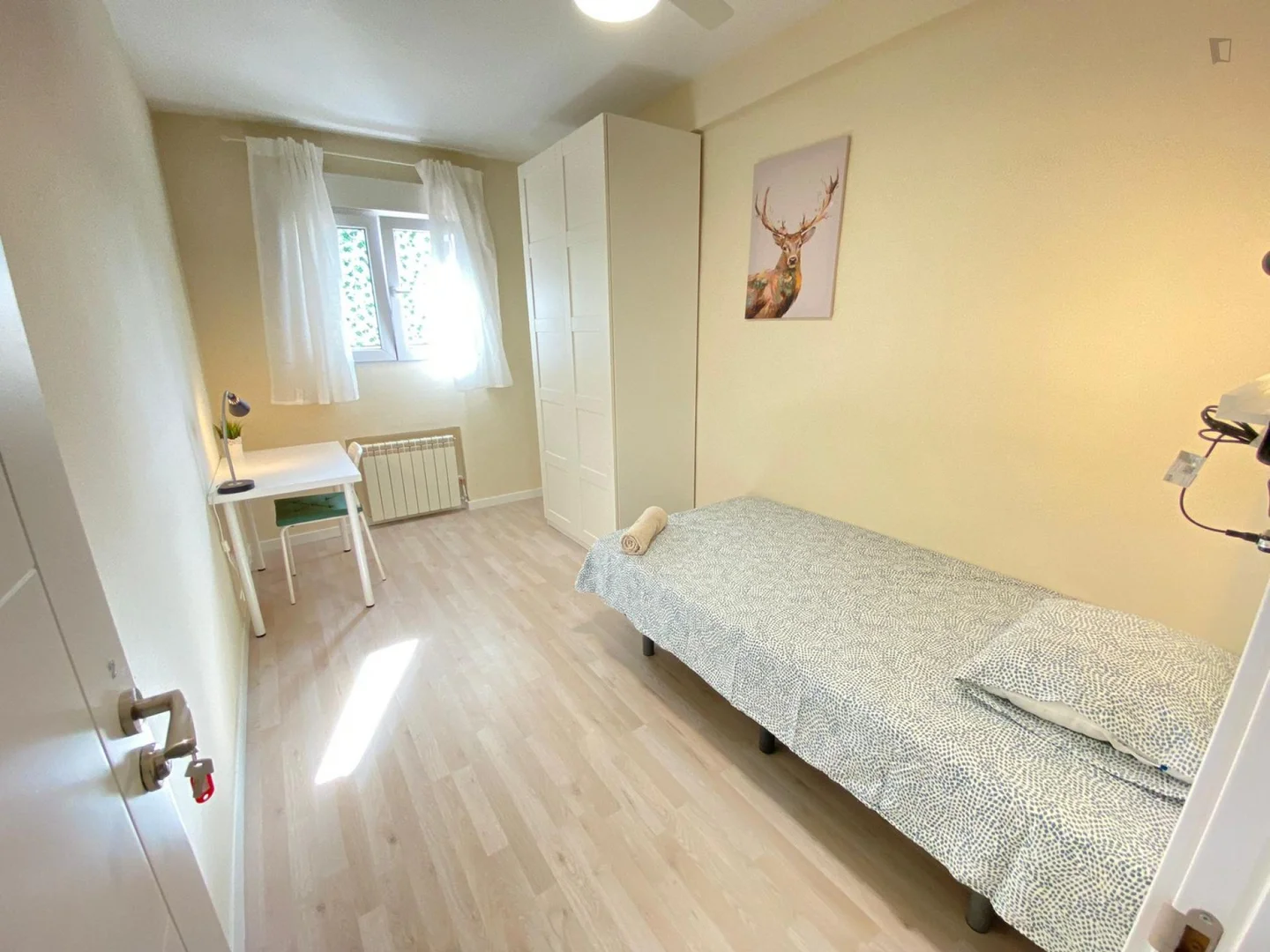 Functional student room perfect for studying in 