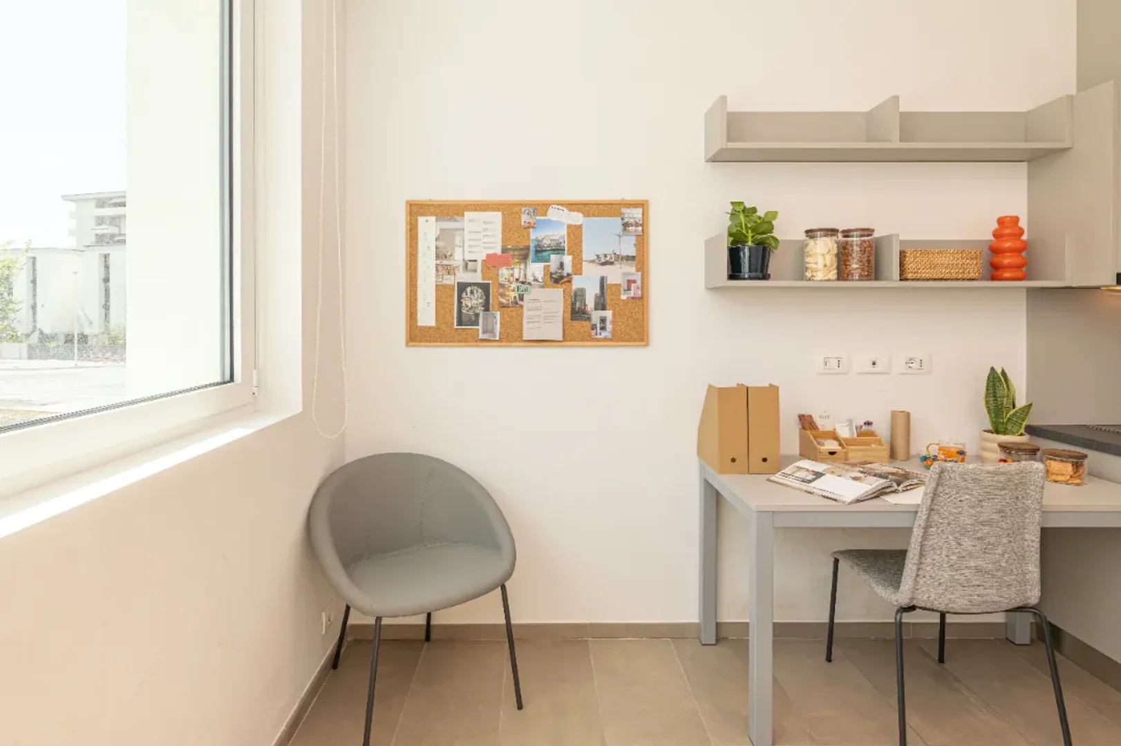 Estudio para estudiantes con excelentes conexiones de transporte en 