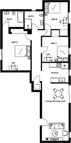 Stanza privata in #1858: Hollywood Los Angeles 90028, immagine 6 di 12