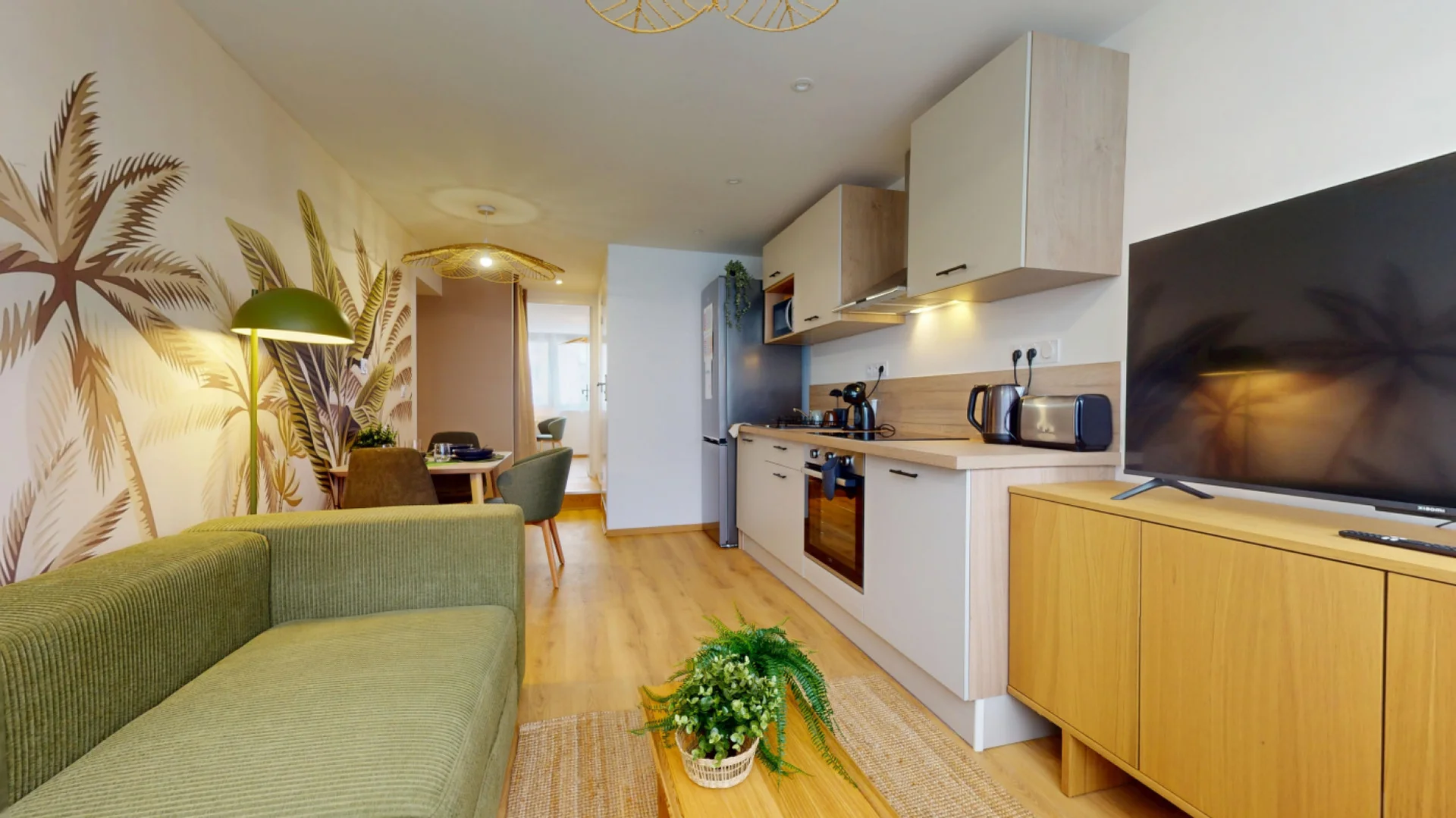 Habitación estudiantil económica cerca del campus en 