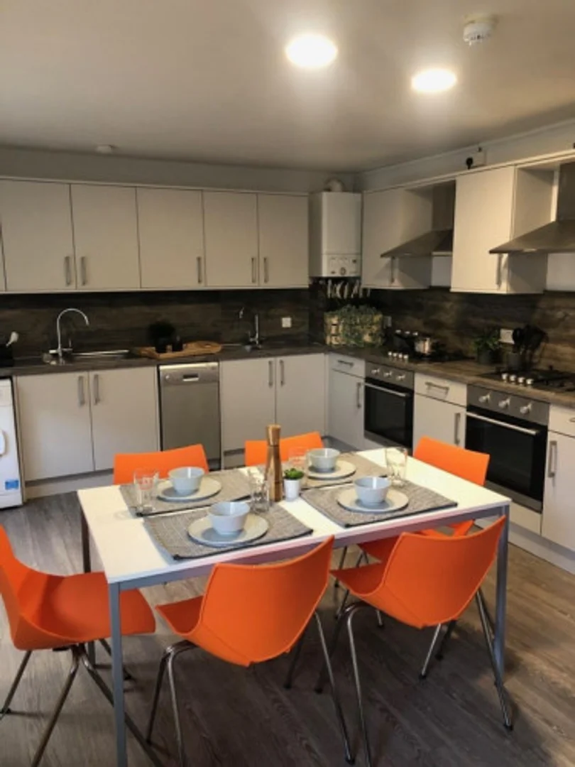 Habitación en apartamento estudiantil en alquiler en , completamente amueblado