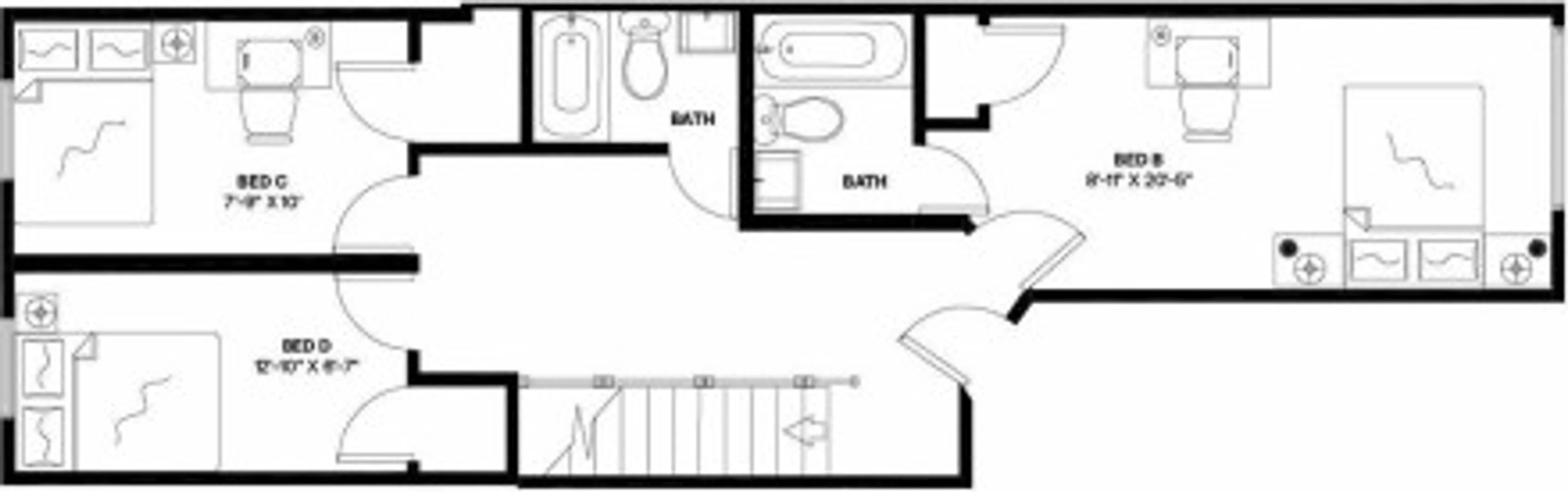 Habitación para estudiantes en  con modernas comodidades