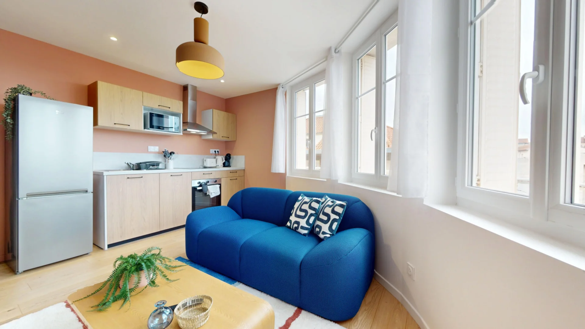 Chambre à louer dans un appartement d'étudiant à , entièrement meublée
