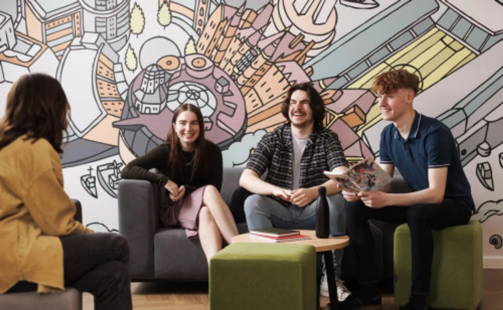 Habitación acogedora para estudiantes disponible en 