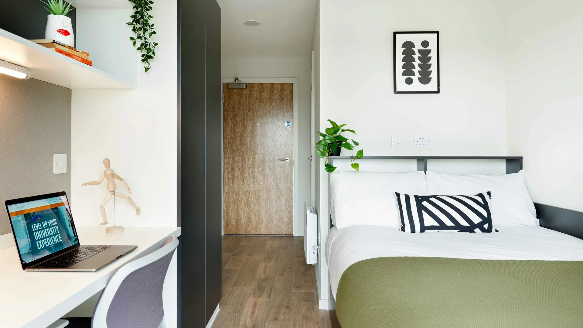 Quarto de estudante económico com localização conveniente em