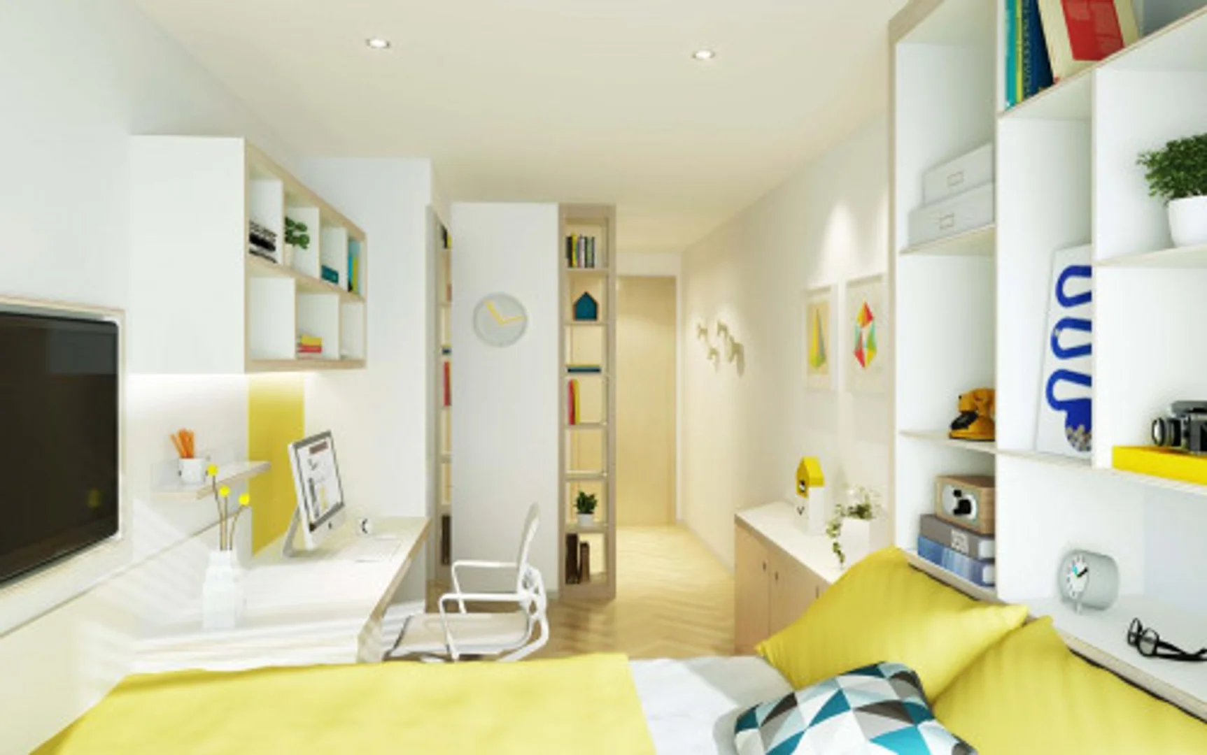 Comfortable and spacious student room in 