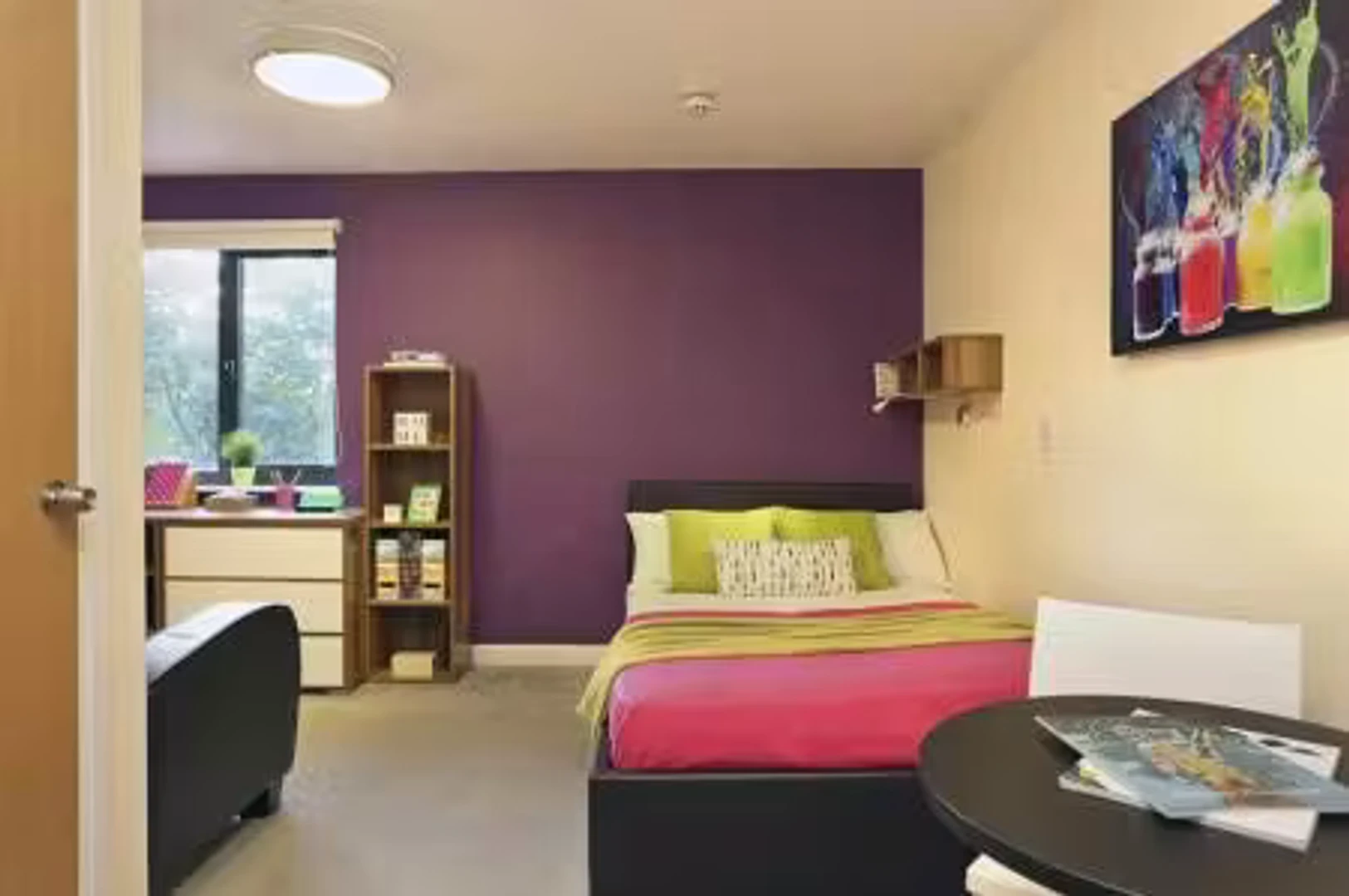 Room for rent in student apartment in , fully furnished