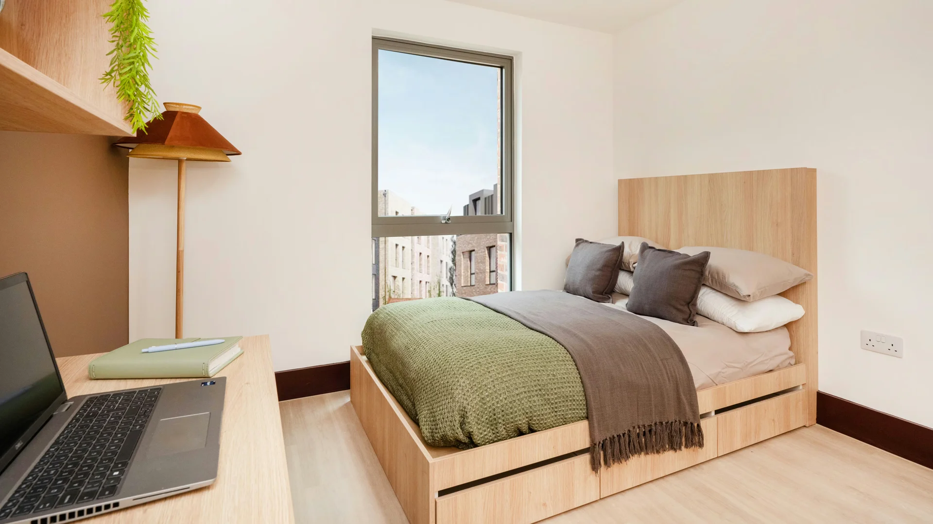 Habitación para estudiantes en  con modernas comodidades