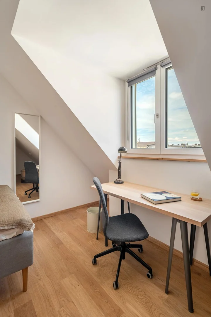 Quarto para alugar em apartamento de estudantes em , totalmente mobilado