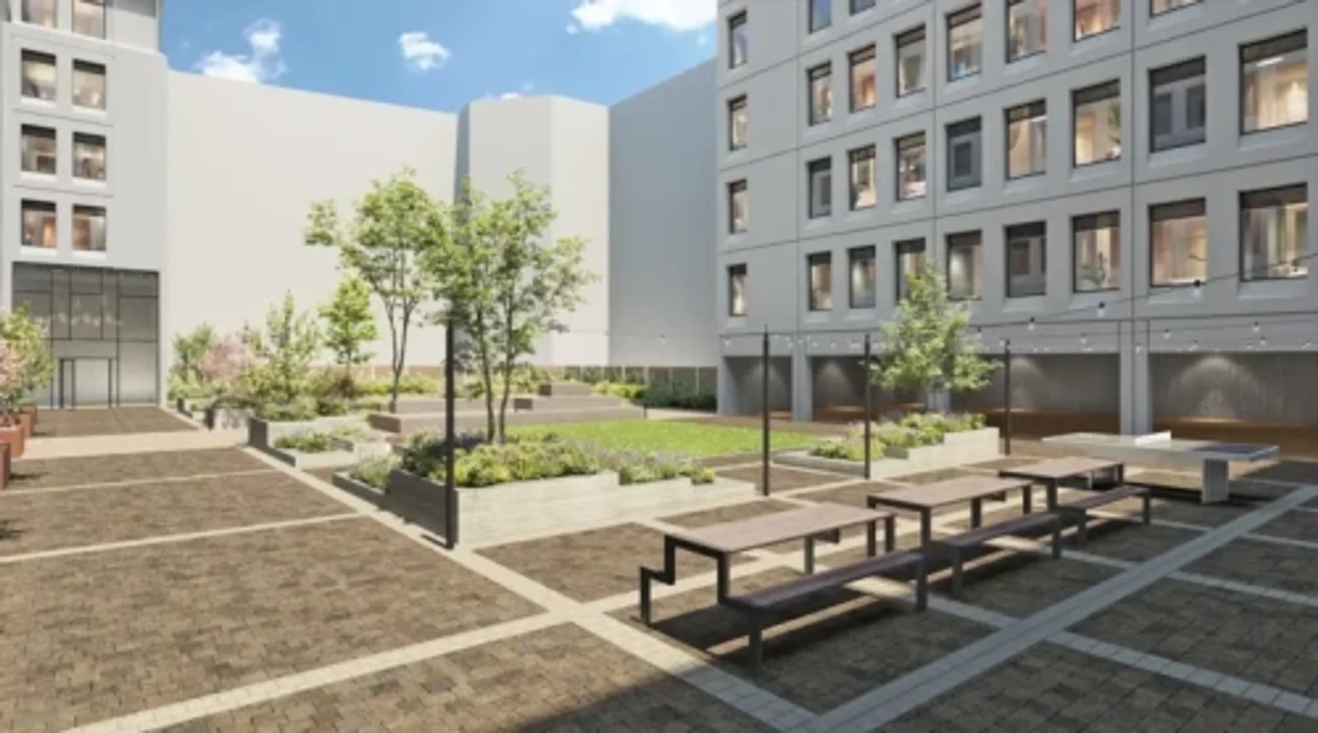 Habitación para estudiantes en  con modernas comodidades