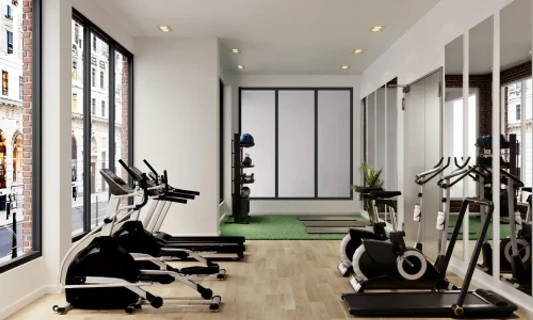 Quarto de estudante confortável e espaçoso em 