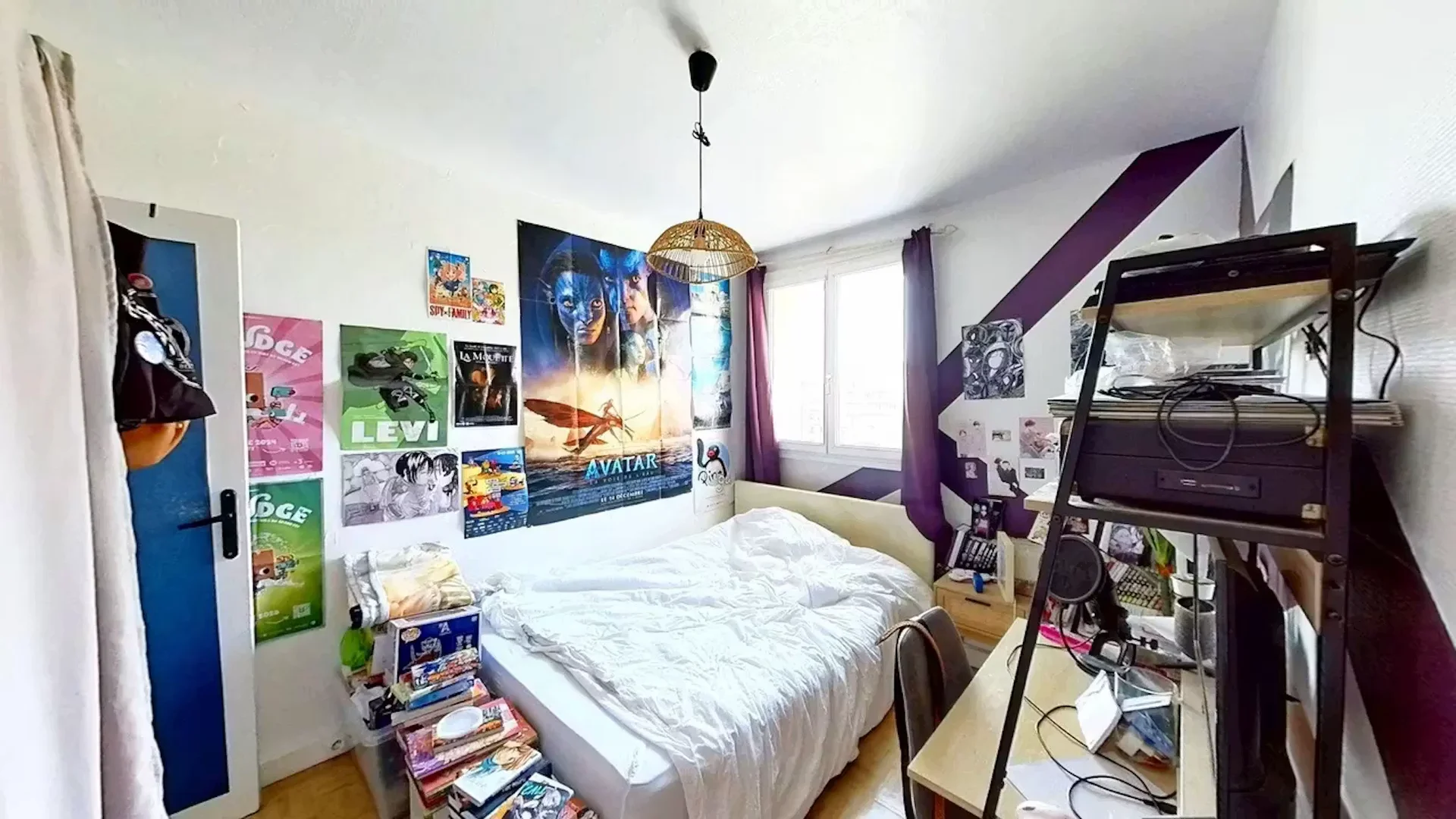 Quarto acolhedor para estudantes disponível em 