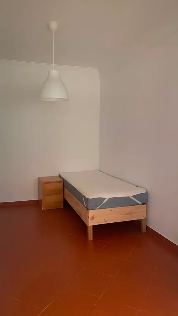 Student room in  with study area and shared facilities