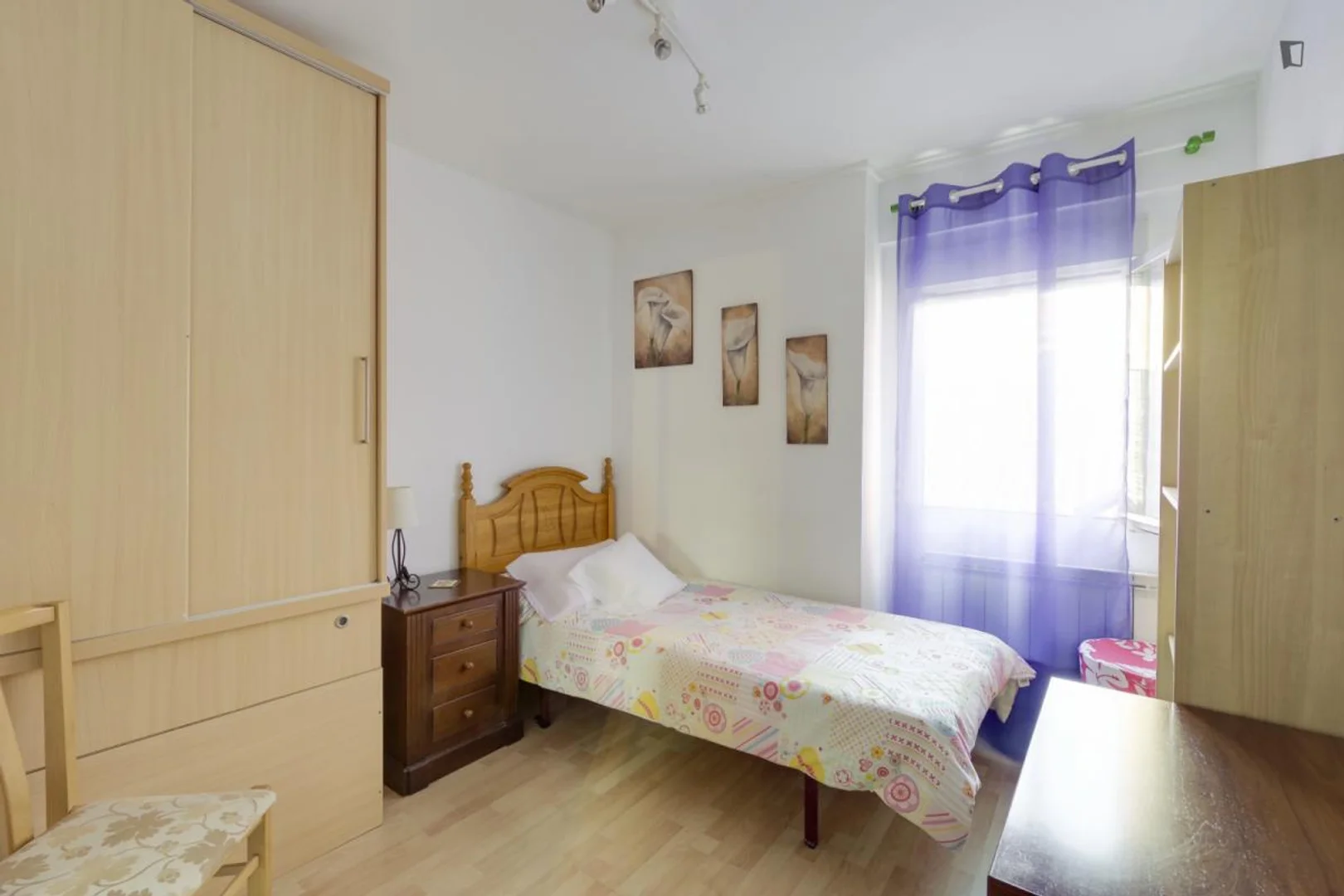 Habitación estudiantil amplia y cómoda en 