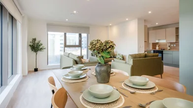 Habitación privada en residencia en 55 Cheapside Street, Glasgow, G3 8BH, UK, imagen 12 de 37