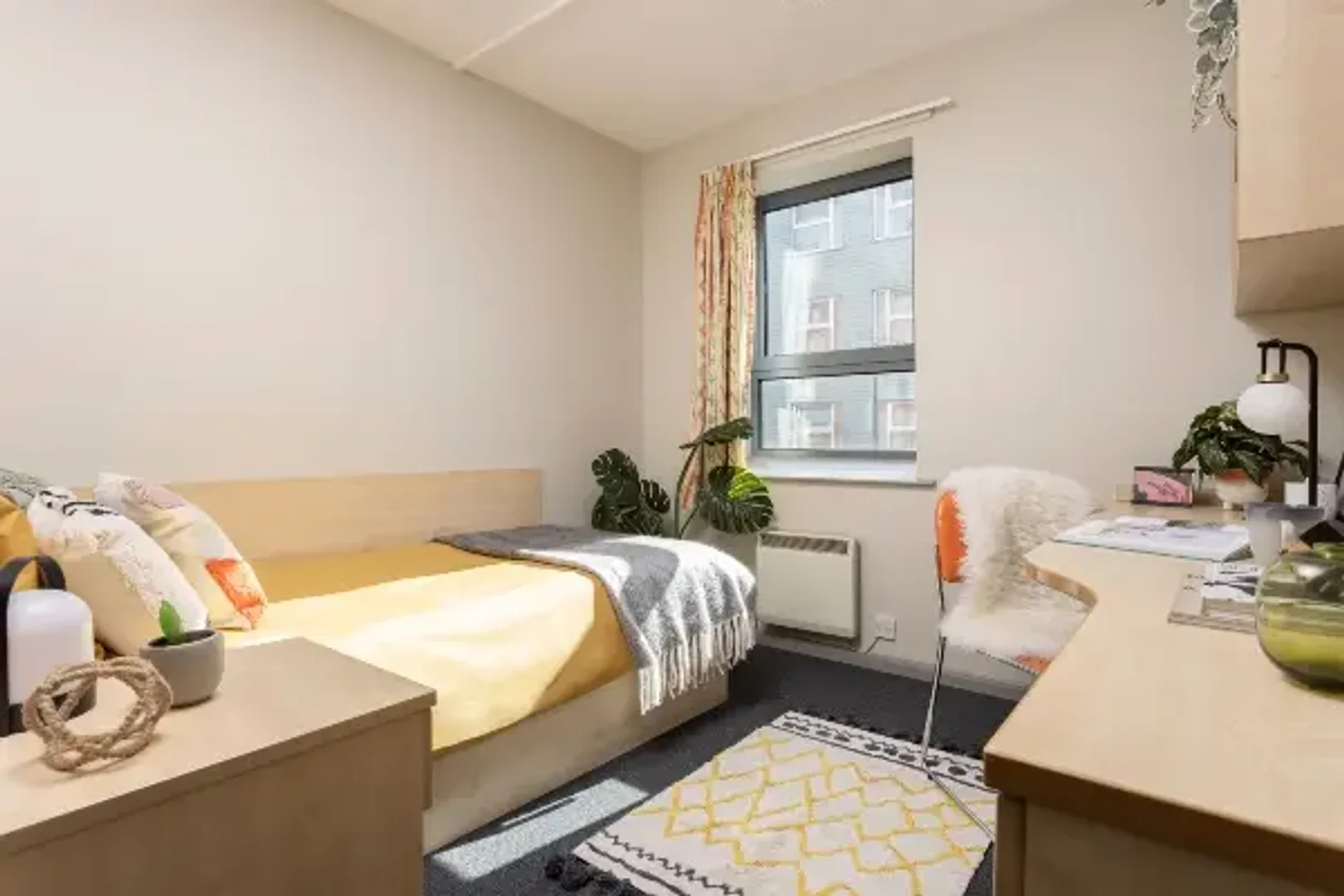 Chambre d'étudiant fonctionnelle parfaite pour étudier dans