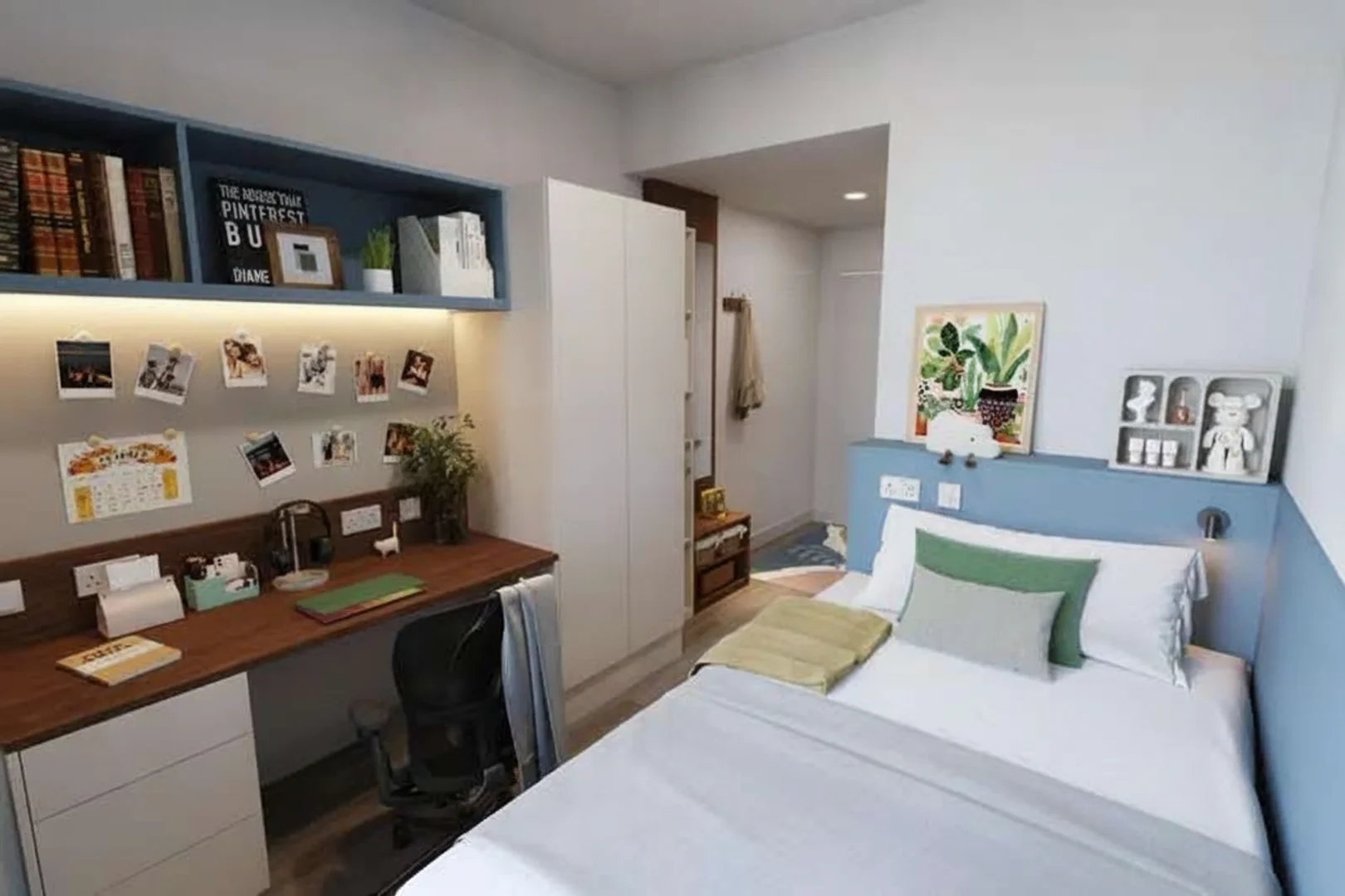 Chambre d'étudiant économique avec emplacement pratique dans