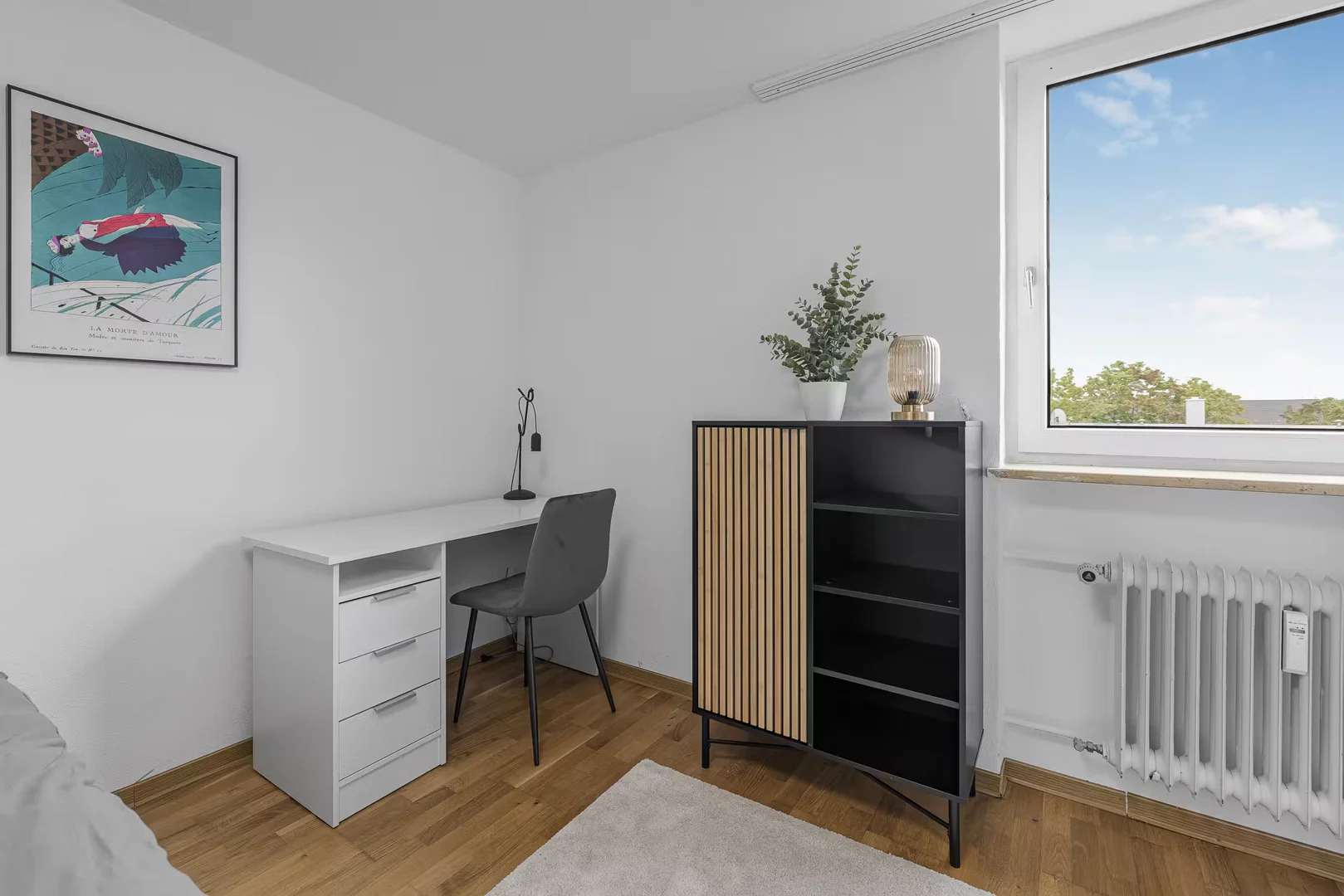 Bezahlbares Zimmer für Studenten mit ausreichender Beleuchtung in 