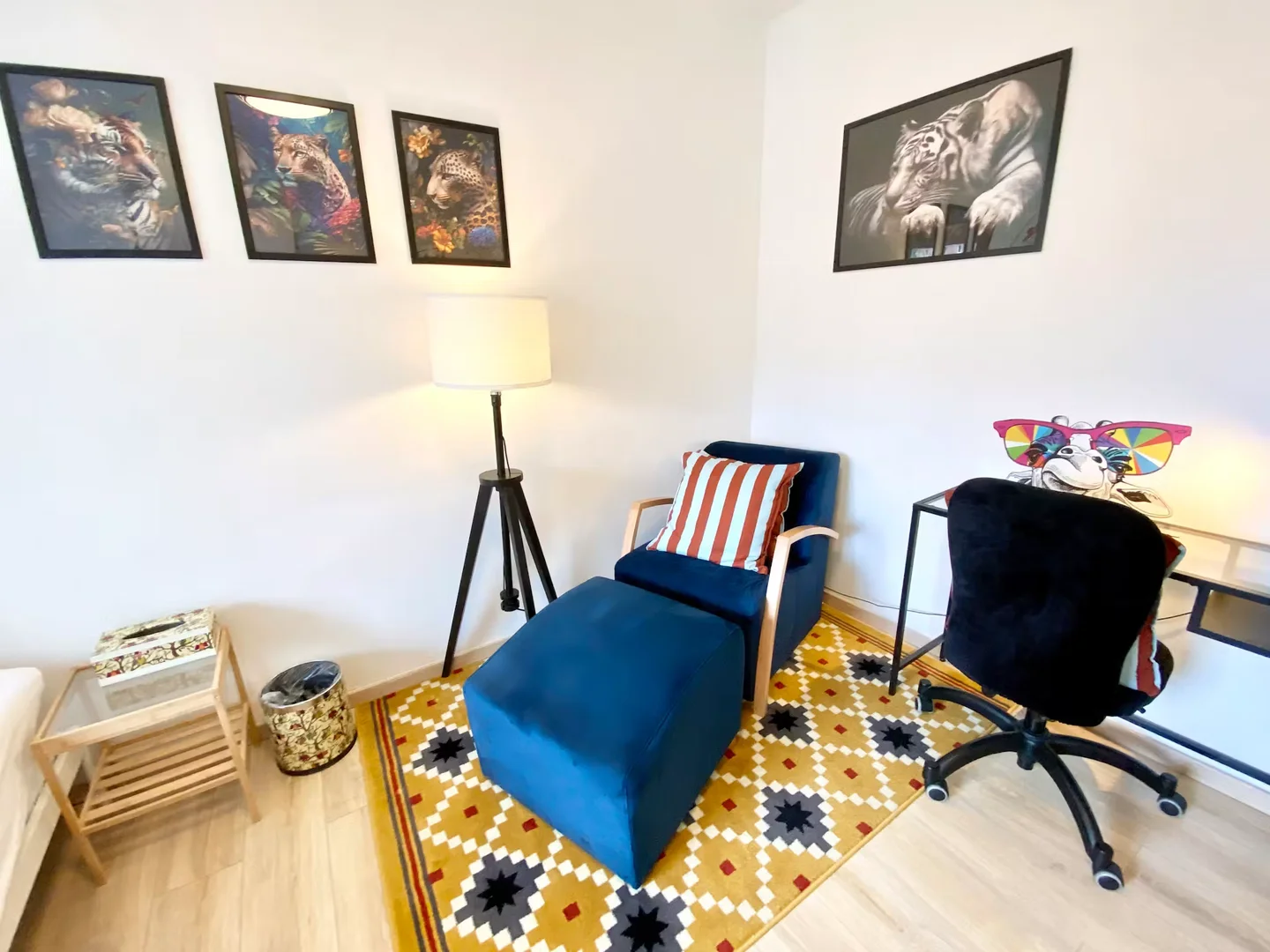 Chambre à louer dans un appartement d'étudiant à , entièrement meublée
