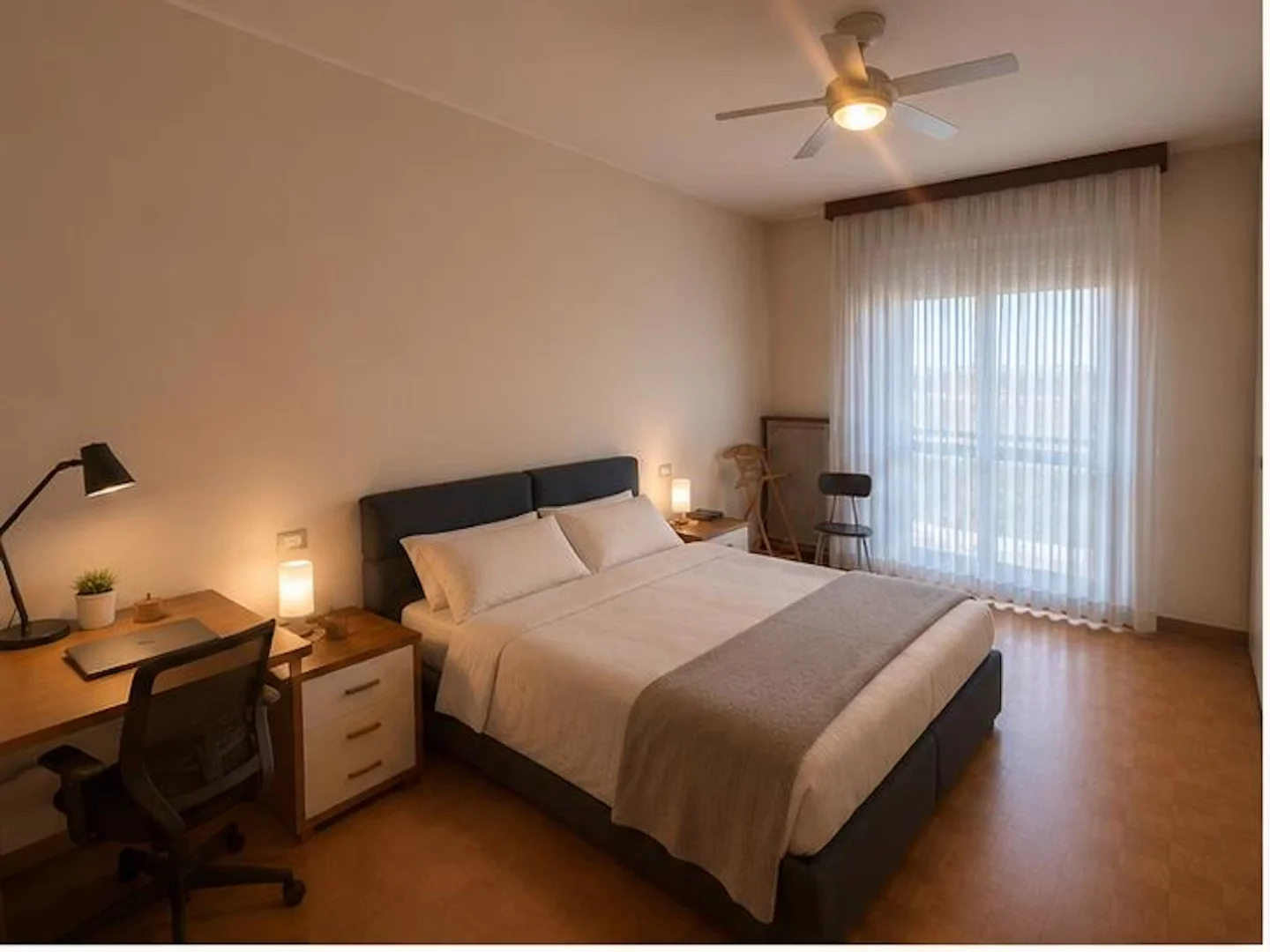 Habitación acogedora para estudiantes disponible en 