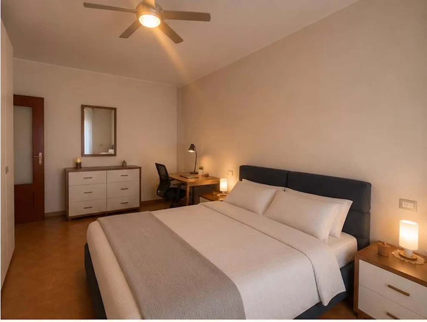 Habitación para estudiantes en  con área de estudio y facilidades compartidas