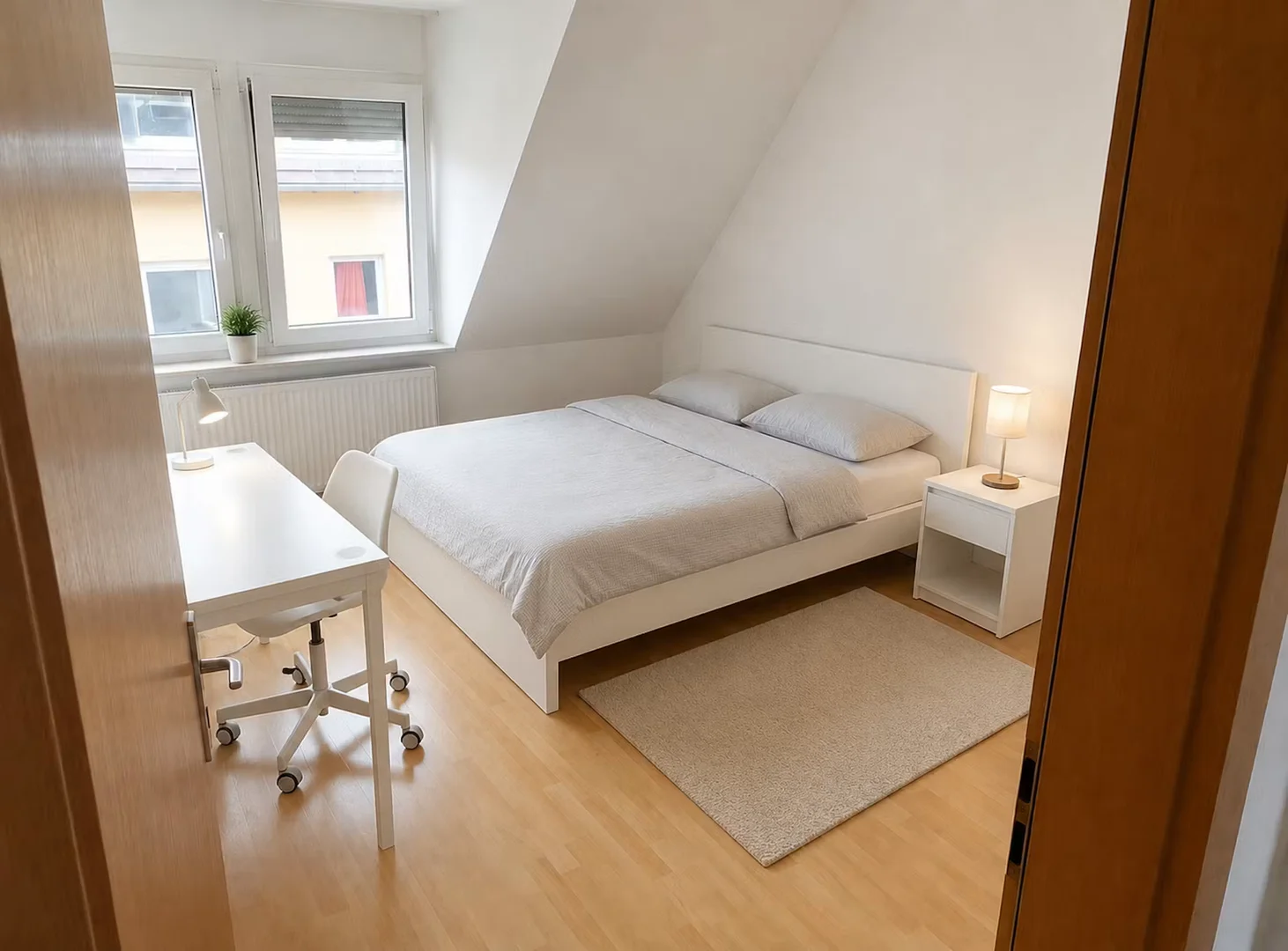 Helles und luftiges Studentenzimmer mit einfachem Zugang zur Universität in 
