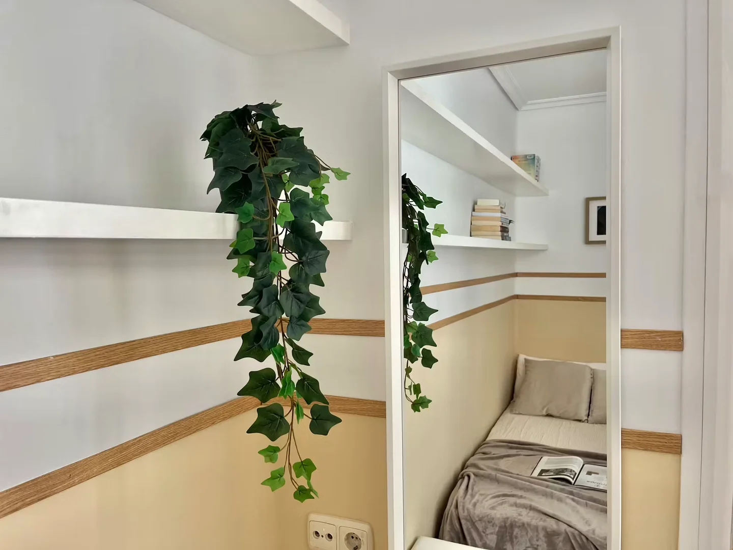 Habitación asequible para estudiantes con buena iluminación en 