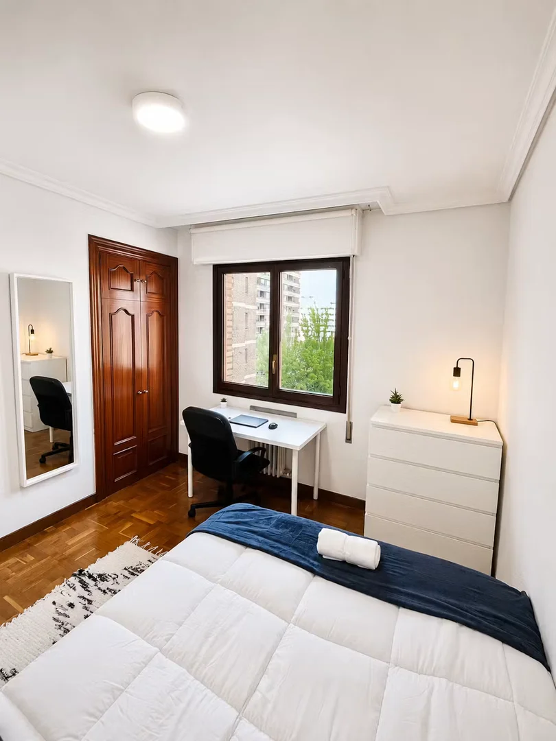 Affordable room for students with ample lighting in